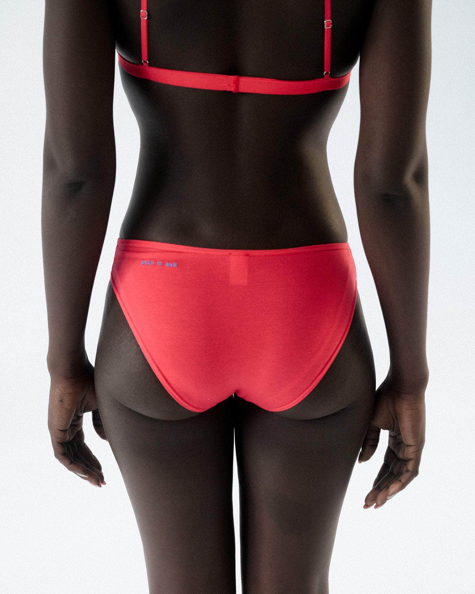 BASERANGE KNITTED BELL PANTS W LETTER