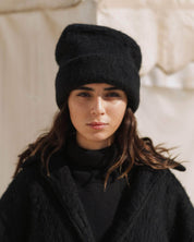 BASERANGE KNITTED BLACK / ONE SIZE SER HAT