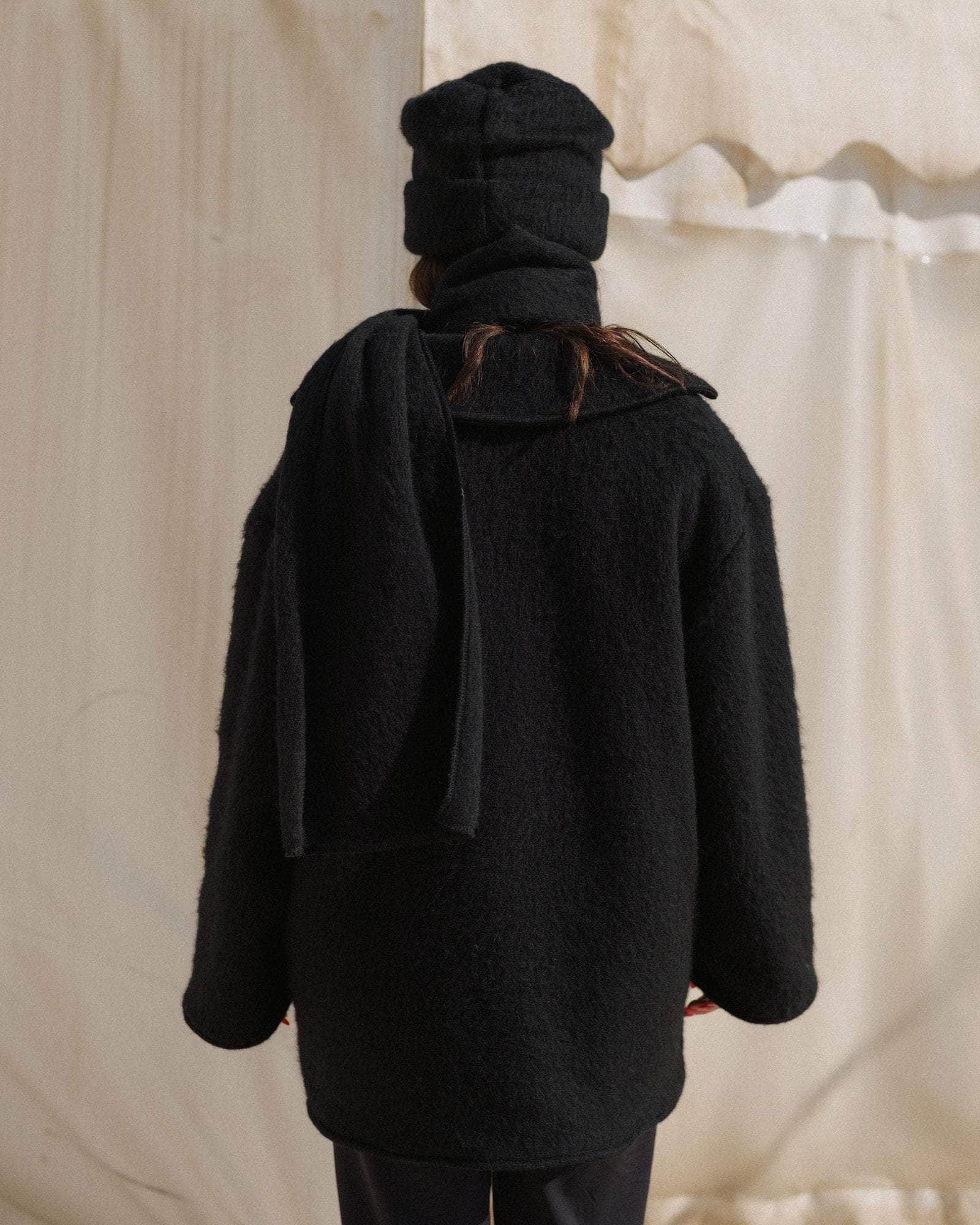 BASERANGE KNITTED BLACK / ONE SIZE SER HAT