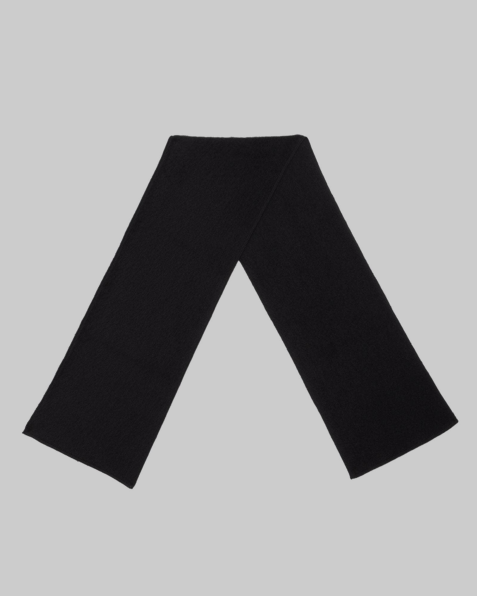 BASERANGE KNITTED BLACK / ONE SIZE SER SCARF