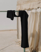 BASERANGE KNITTED BLACK / ONE SIZE SER SCARF