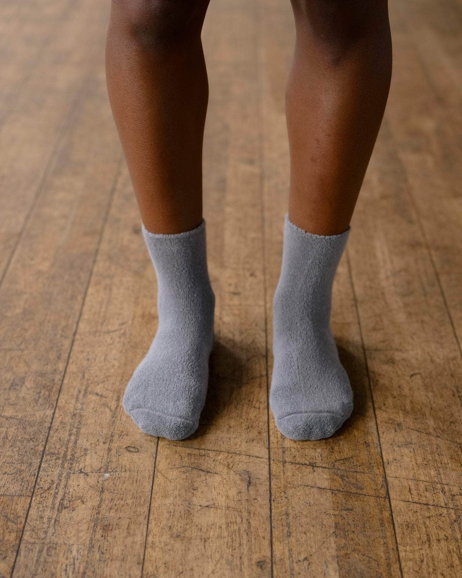 BASERANGE KNITTED BUCKLE OVERANKLE SOCKS