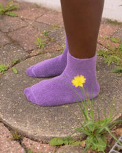 BASERANGE KNITTED BUCKLE OVERANKLE SOCKS