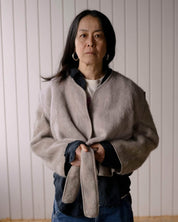 BASERANGE KNITTED CAPAS JACKET