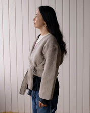 BASERANGE KNITTED CAPAS JACKET