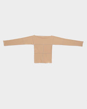 BASERANGE KNITTED CINDER LONG SLEEVE TEE