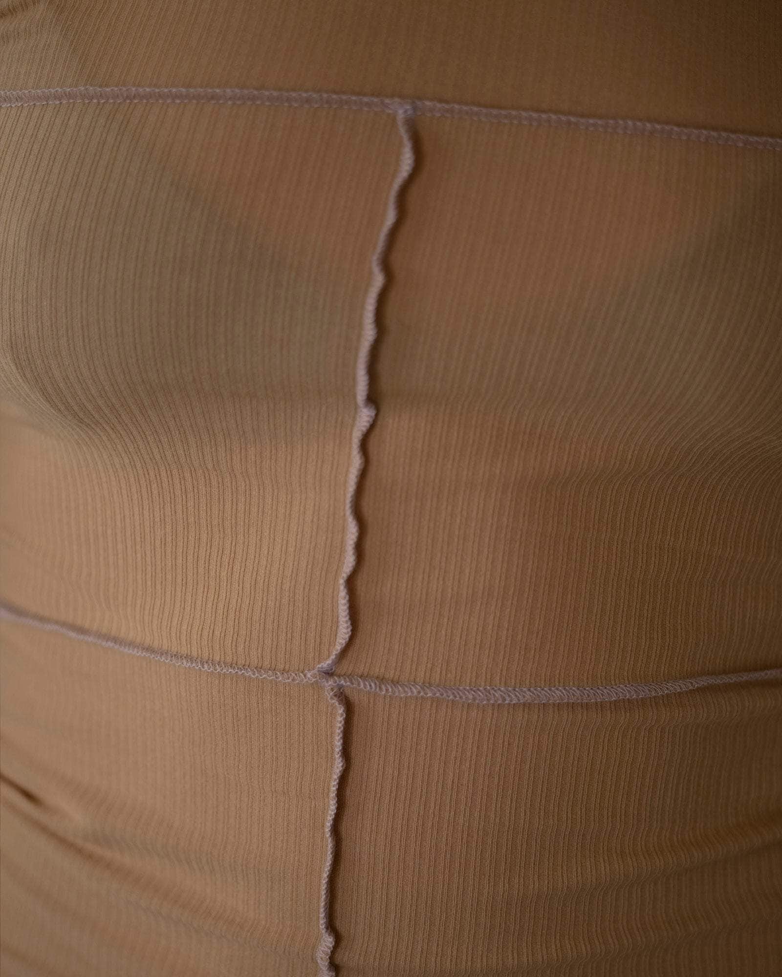 BASERANGE KNITTED CINDER LONG SLEEVE TEE