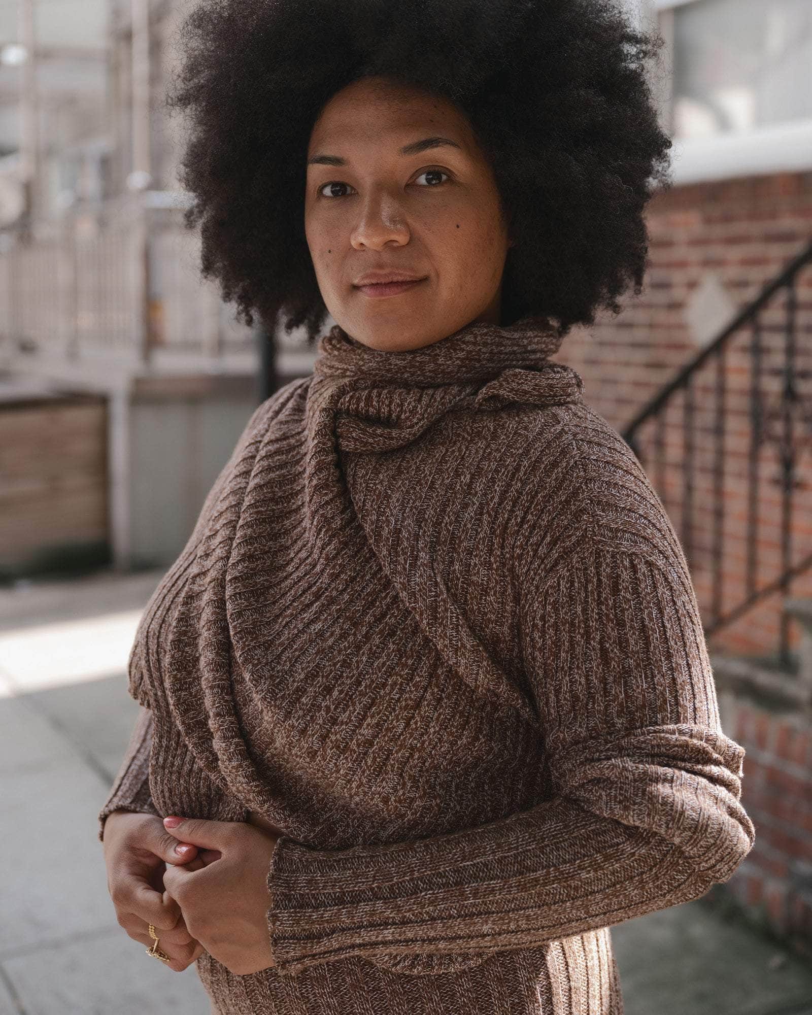 BASERANGE KNITTED CIRRI SLEEVELESS TOP