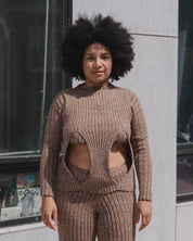 BASERANGE KNITTED CIRRI SLEEVELESS TOP