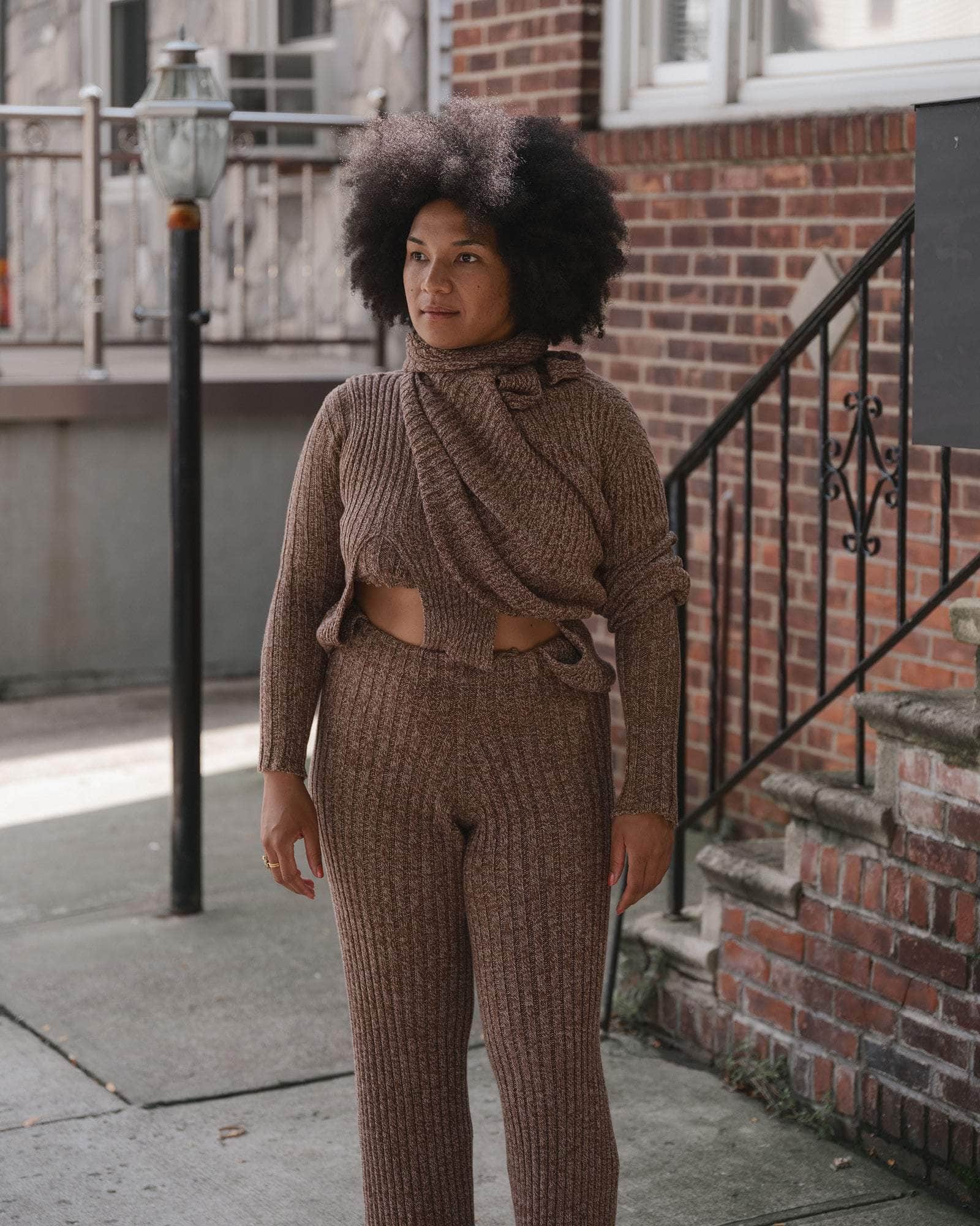 BASERANGE KNITTED CIRRI SLEEVELESS TOP