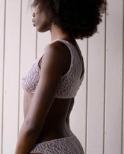 BASERANGE KNITTED CRESCENT BRA