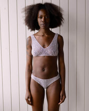 BASERANGE KNITTED CRESCENT BRA