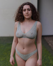 BASERANGE KNITTED CRESCENT PANTS