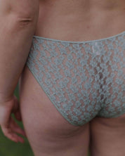 BASERANGE KNITTED CRESCENT PANTS