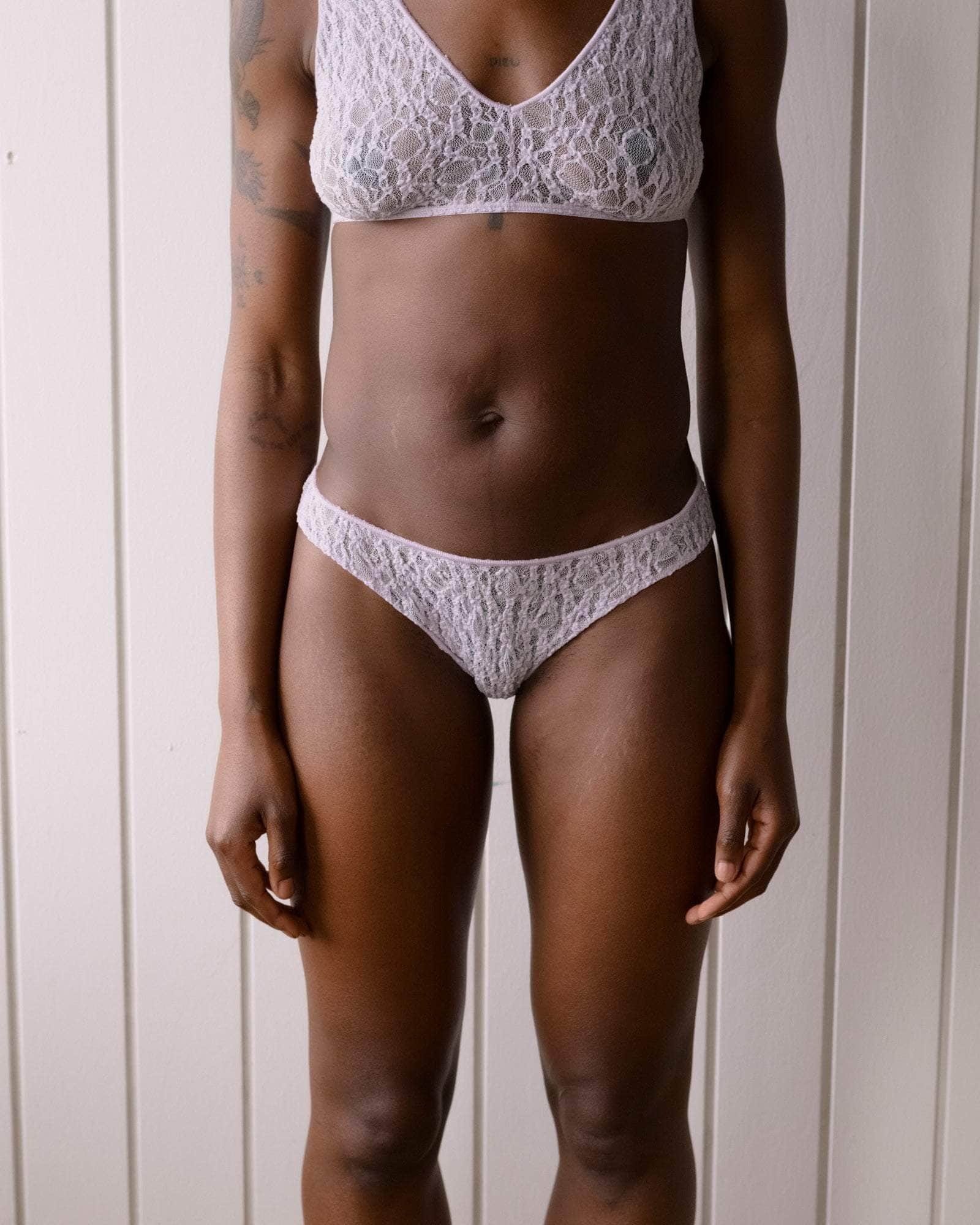 BASERANGE KNITTED CRESCENT PANTS