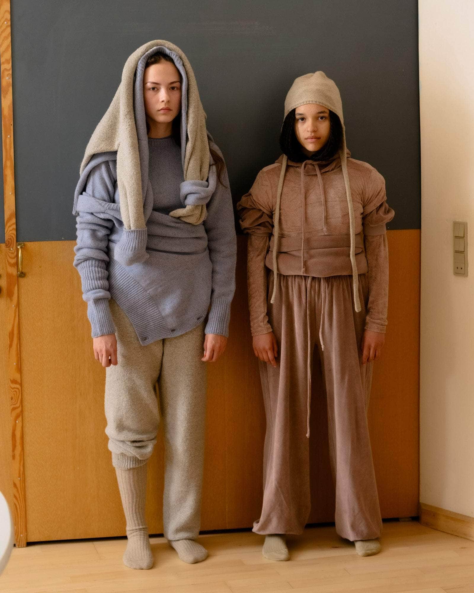 BASERANGE KNITTED DANUBE PANTS