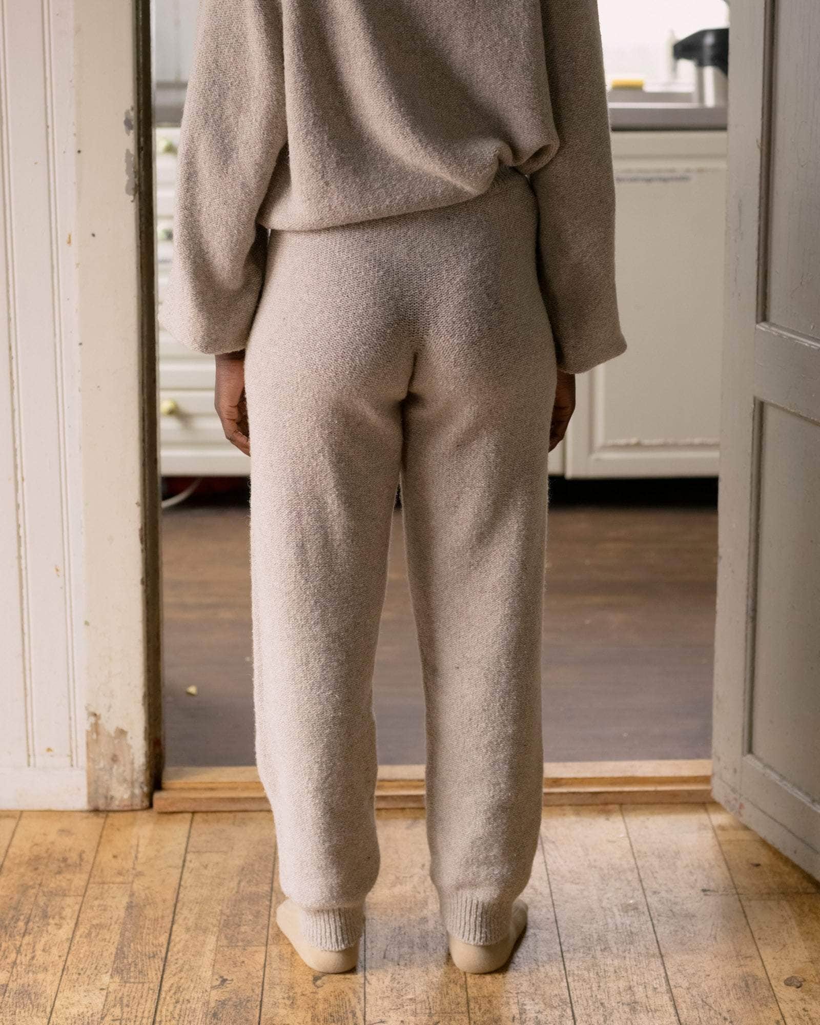 BASERANGE KNITTED DANUBE PANTS