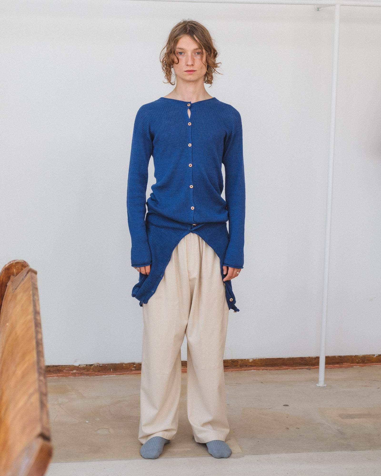 BASERANGE 【25SS】DRIP CARDIGAN ニットカーディガン Drip Cardigan in Assortment | Organic cotton knit | en | Baserange