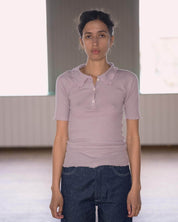 BASERANGE KNITTED DUAL POLO