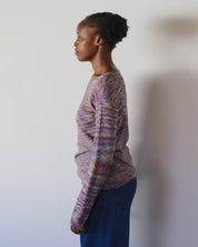 BASERANGE KNITTED FLUTE LONG SLEEVE