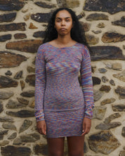 BASERANGE KNITTED FLUTE SKIRT