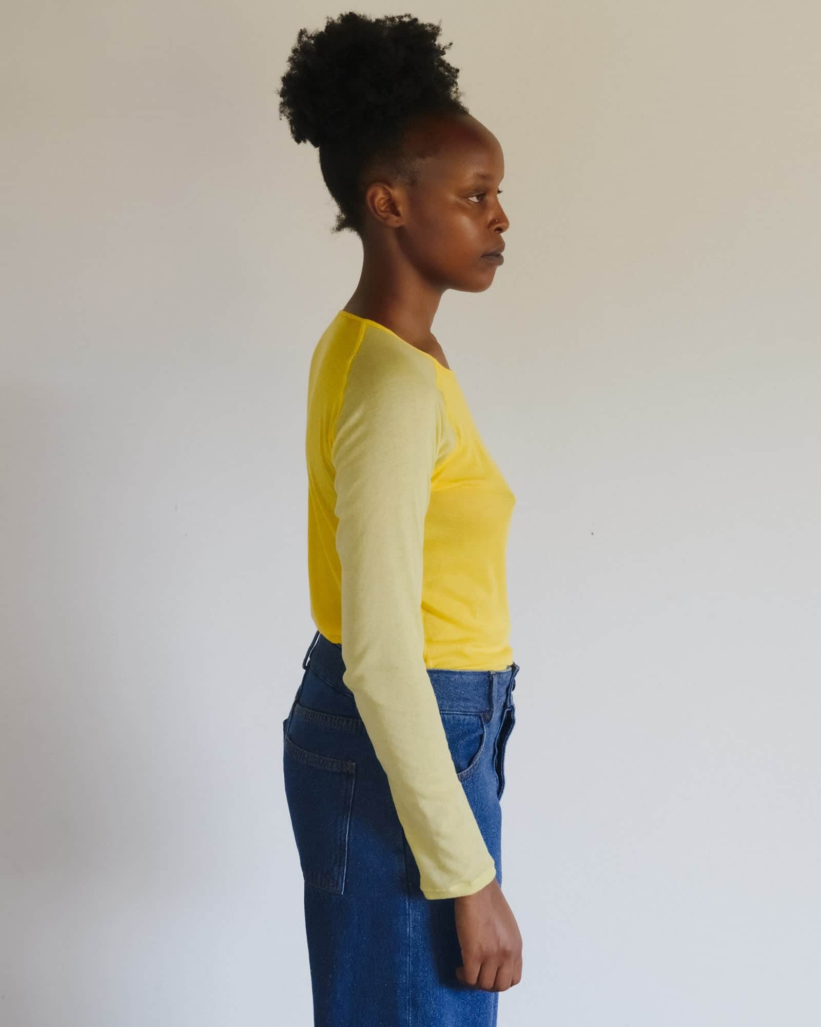 BASERANGE KNITTED GENE LONG SLEEVE TEE