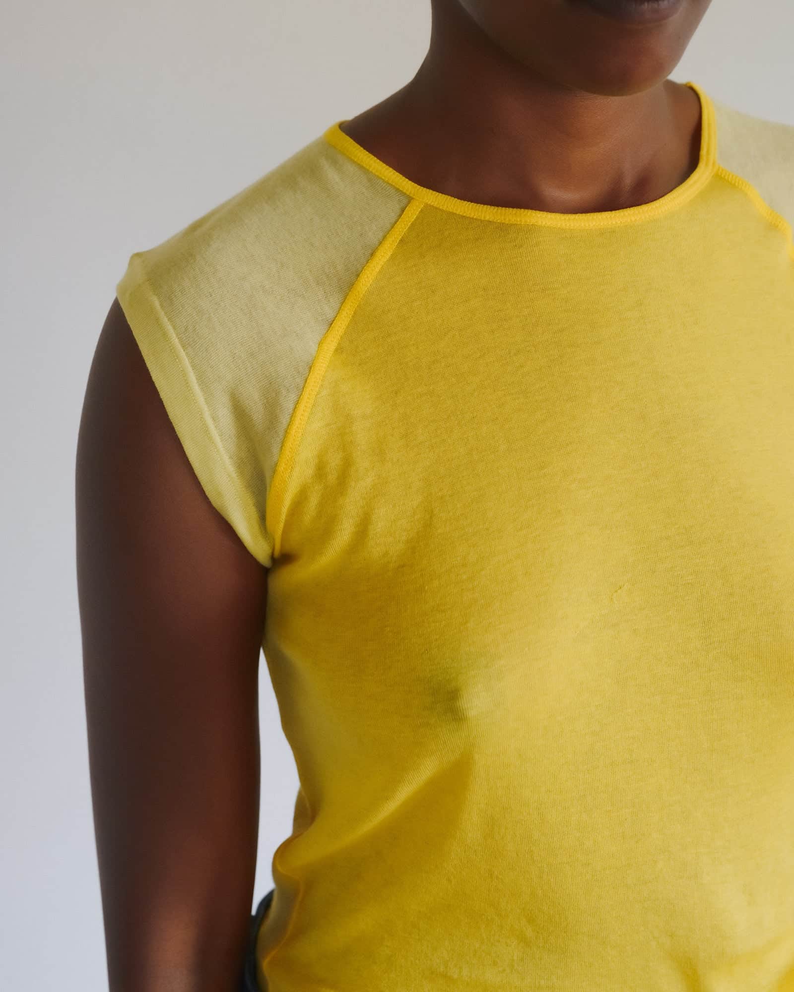 BASERANGE KNITTED GENE TANK