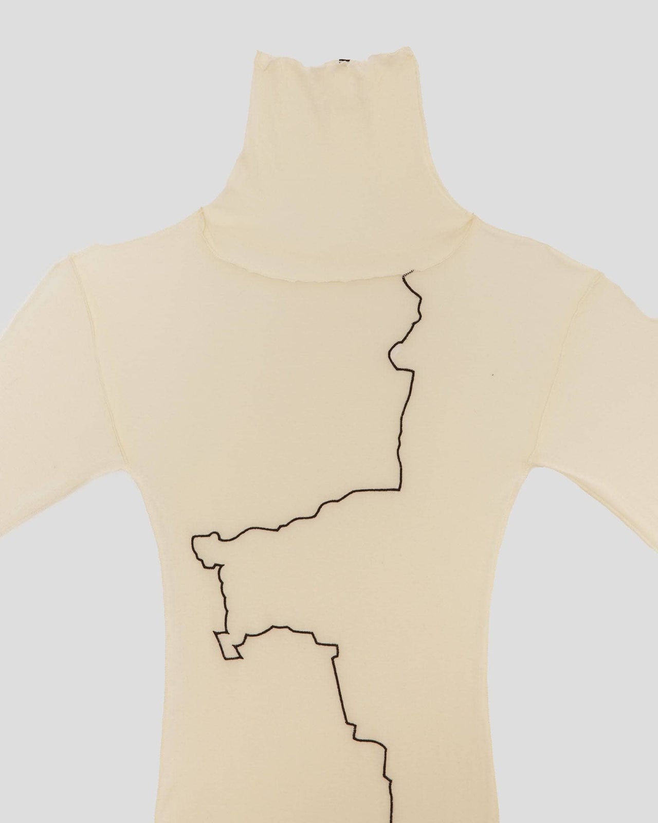 Gerrymandered Turtleneck in assortment | Organic cotton gauze | en |  Baserange