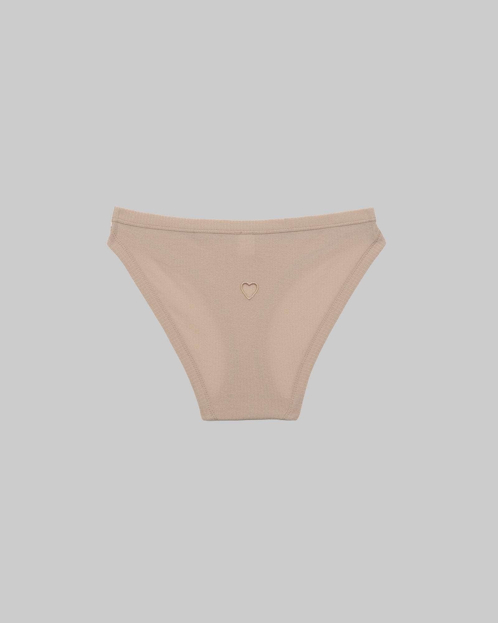 BASERANGE KNITTED HEART BELL PANTS