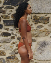 BASERANGE KNITTED HEART SWIM TOP