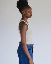 BASERANGE KNITTED HEART TANK