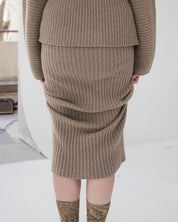 BASERANGE KNITTED KAI SKIRT
