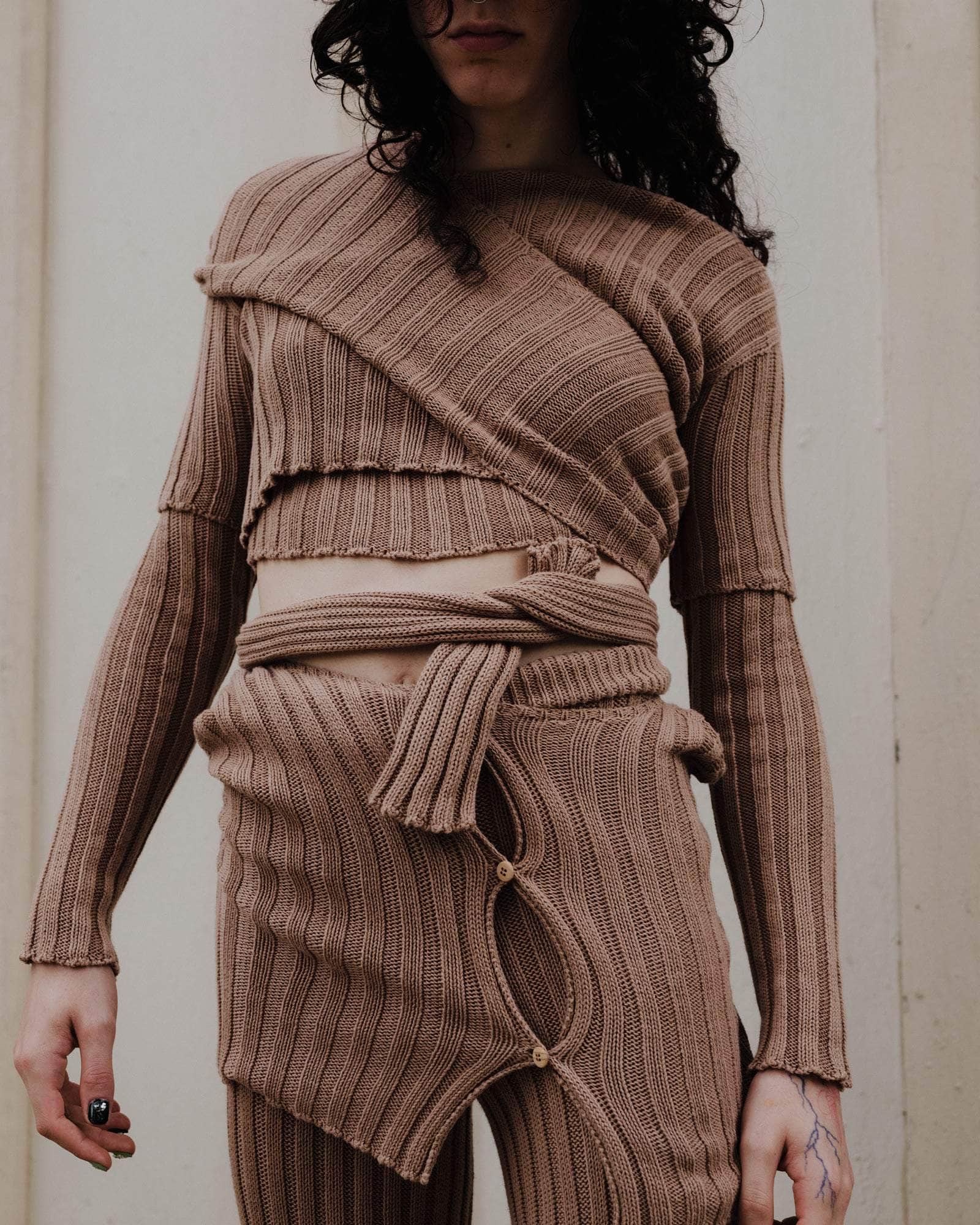 Macau スリーブ ニット in Assortment | オーガニックコットン・ニット