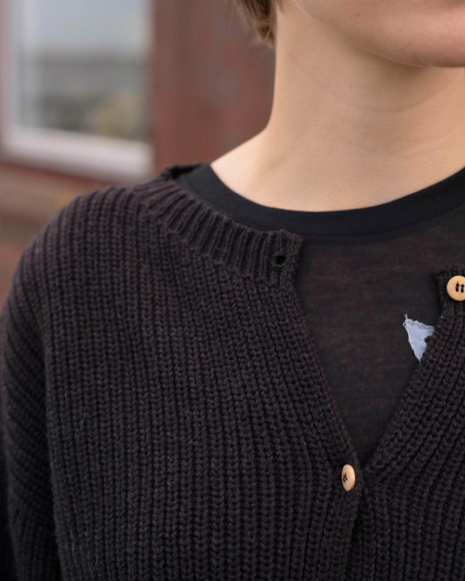 BASERANGE KNITTED MEA CARDIGAN