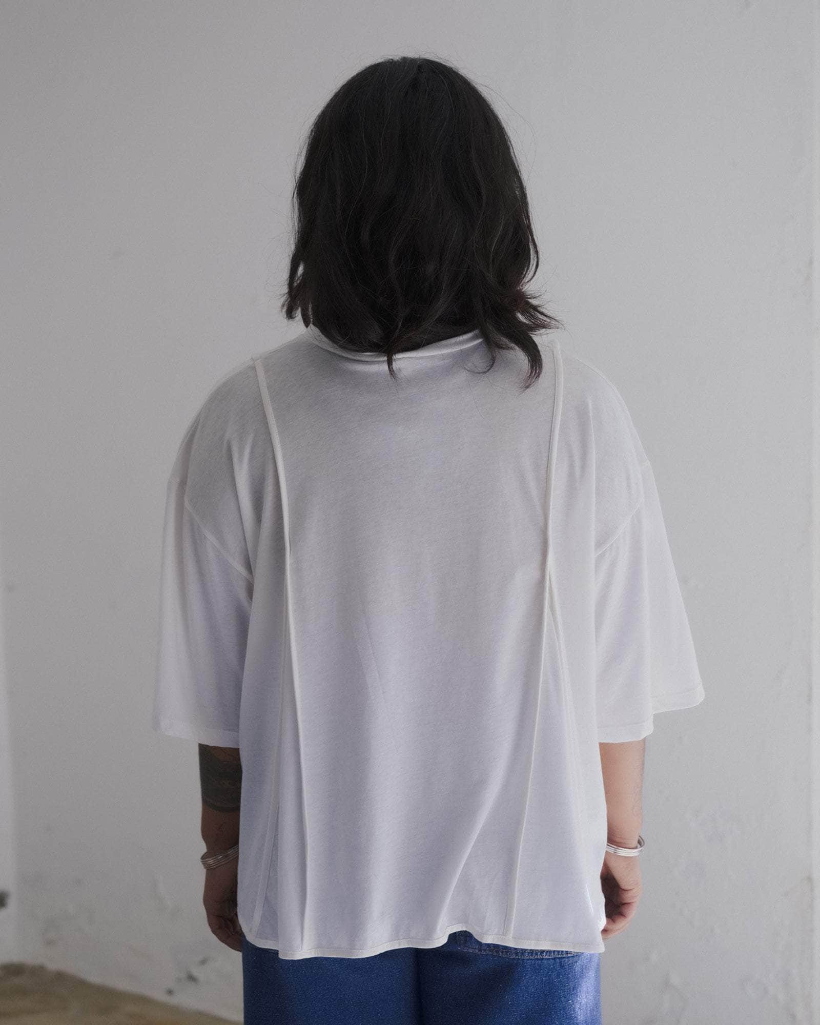 BASERANGE KNITTED MUL TEE SHIRT