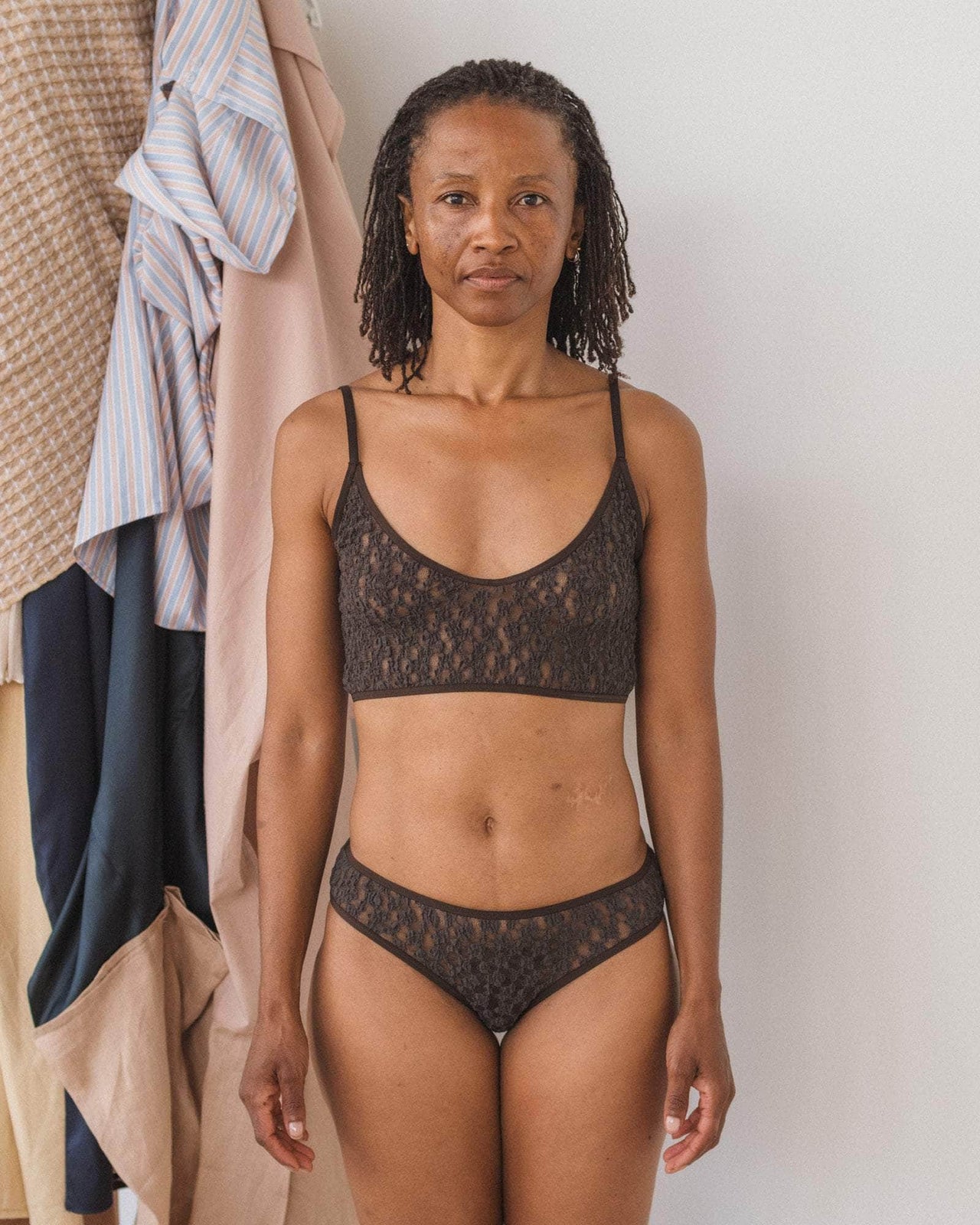 baserange soutien-gorge musial - Dentelle de coton biologique