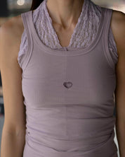 BASERANGE KNITTED NEHRU HALTER TOP