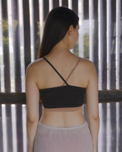 BASERANGE KNITTED NIDA ONE STRAP BRA