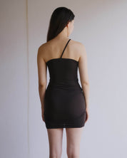 BASERANGE KNITTED NIDA ONE STRAP SLIP DRESS