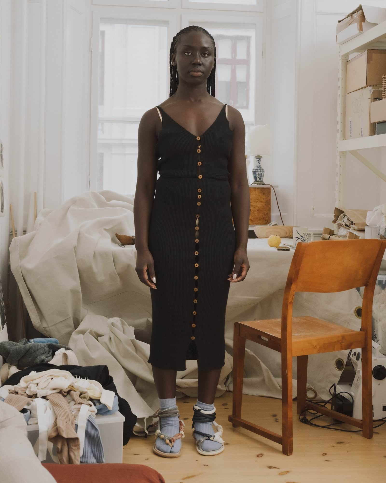 BASERANGE KNITTED ODER SKIRT