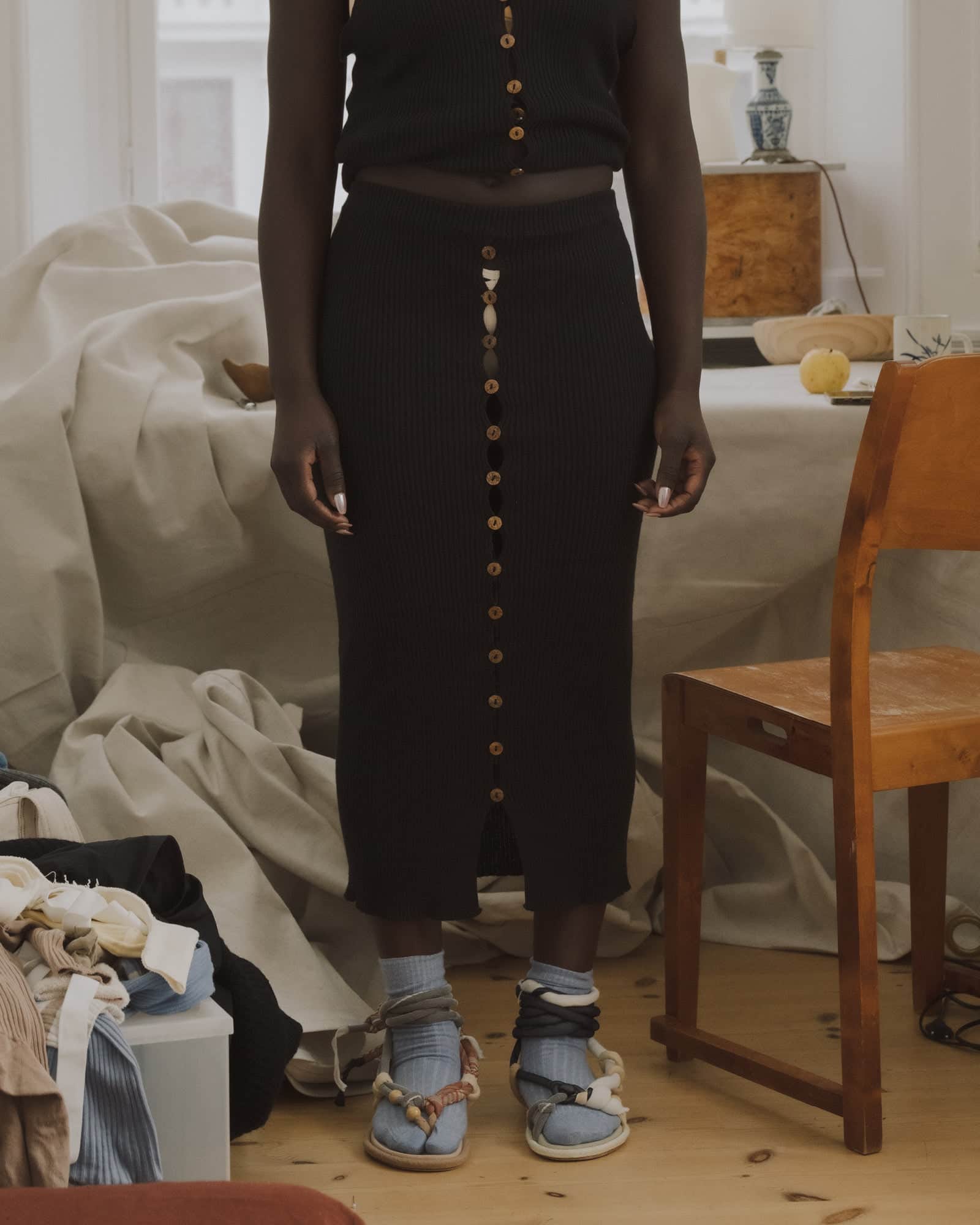 BASERANGE KNITTED ODER SKIRT