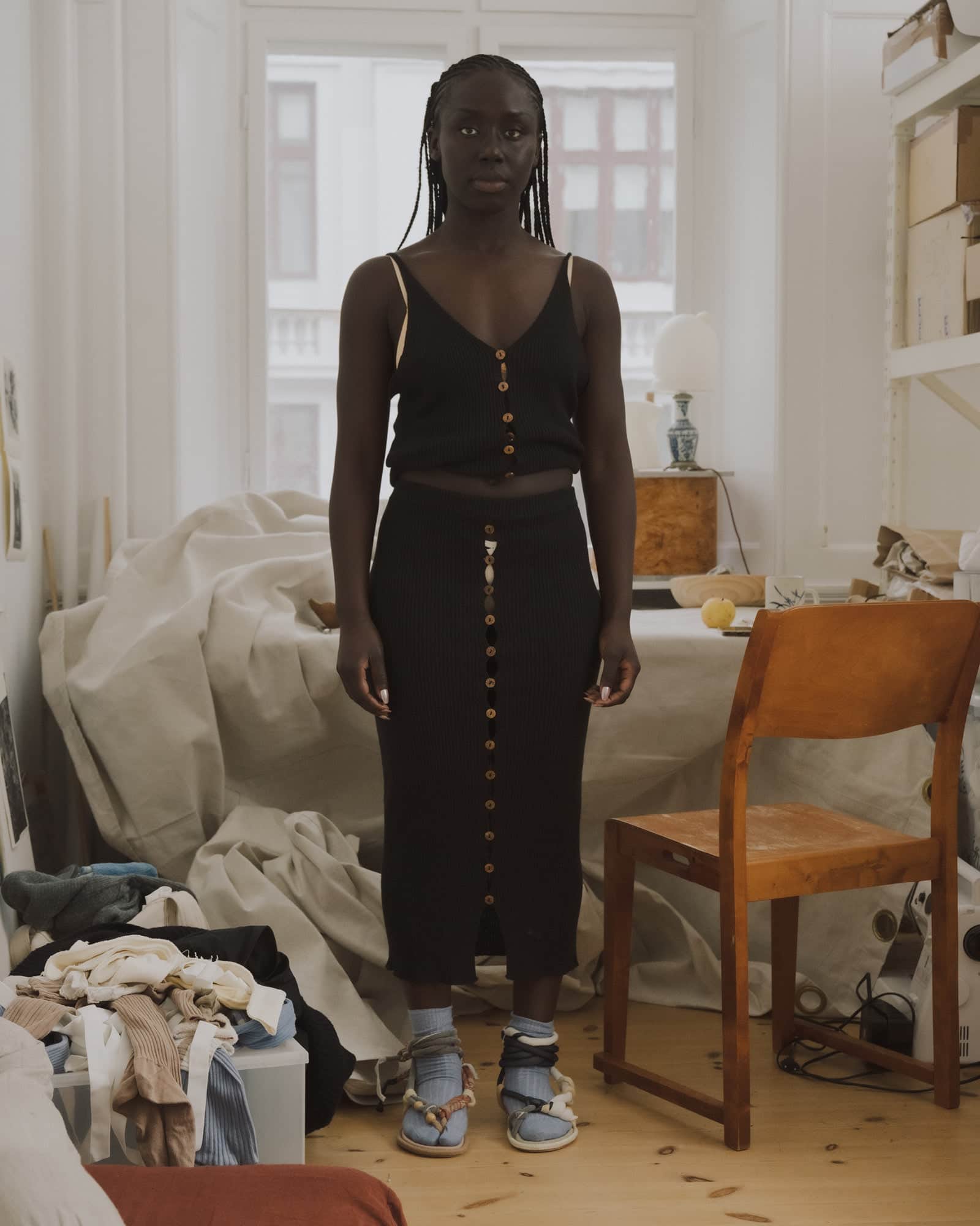 BASERANGE KNITTED ODER TOP