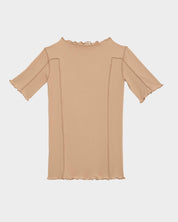 BASERANGE KNITTED OMATO 3/4 TEE SHIRT