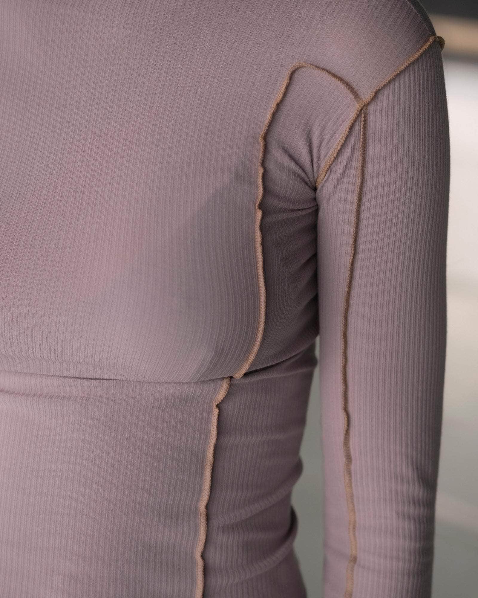 BASERANGE KNITTED OMATO LONG SLEEVE TEE