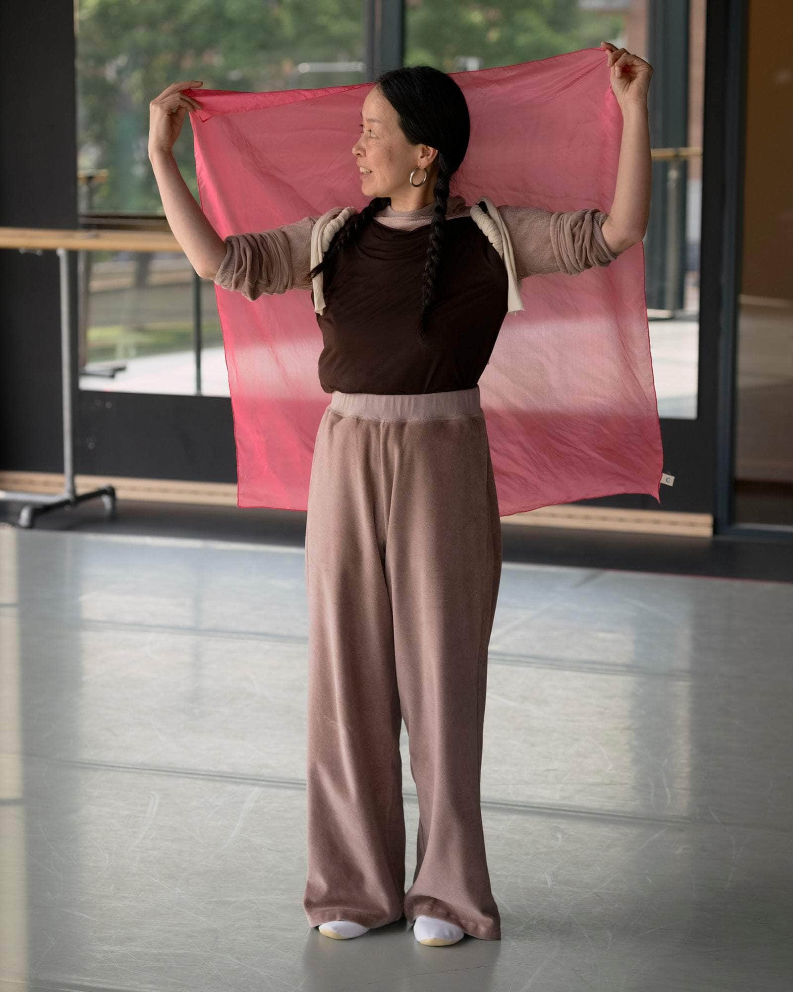 BASERANGE KNITTED OMO LONG SLEEVE TEE