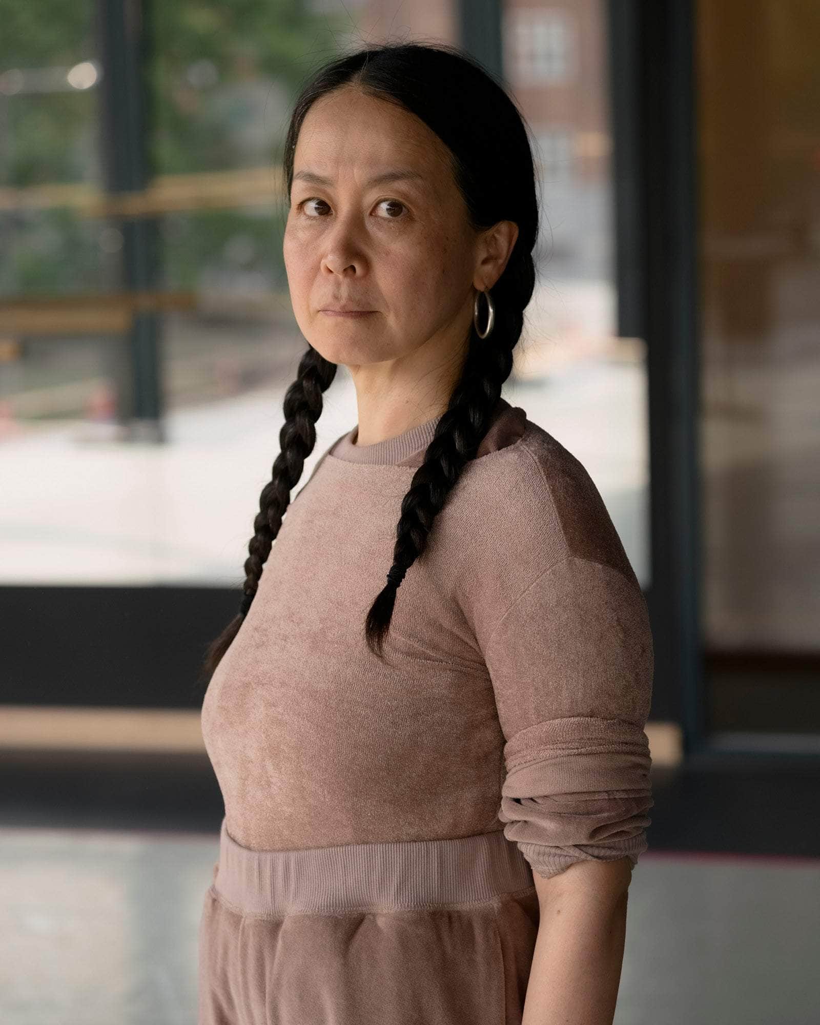 BASERANGE KNITTED OMO LONG SLEEVE TEE