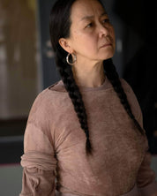 BASERANGE KNITTED OMO LONG SLEEVE TEE