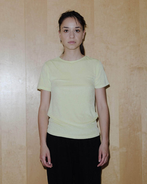 Omo Tee Shirt in Lime | ecovero-viscose | en | Baserange