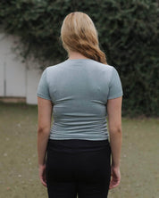 BASERANGE KNITTED OMO TEE SHIRT