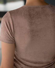 BASERANGE KNITTED OMO TEE SHIRT